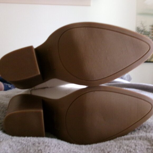 NIB, KOHLS BRAND, WOMEN'S KNEE HIGH, WHITE COWGIRL BOOTS, SIZE 7 1/2 - Picture 5 of 6